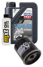 Kit d'inspection 1L 15W-50 + filtre à huile + 1x bougie pour Benelli Adiva 125 ccm