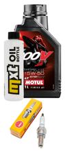 Paquete de inspección 1L 15W-50 + filtro de aceite + 1x bujía para Benelli Velvet 125 ccm