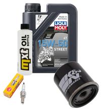 Inspektionspaket 1L 15W-50 + Ölfilter + 1x Zündkerze für Benelli Velvet 125 ccm
