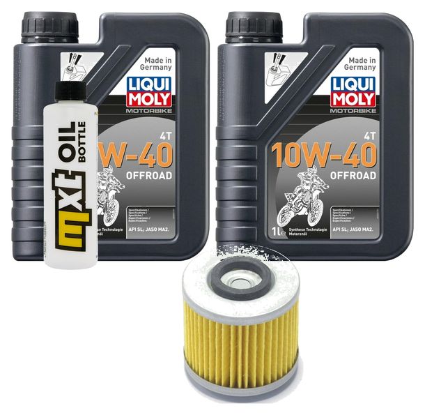 Paquete de inspección 2L 10W-40 y filtro de aceite para Benelli Velvet 250 ccm