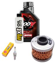 Kit d'inspection 1L 5W-40 + filtre à huile + 1x bougie pour BMW C1 200 ccm