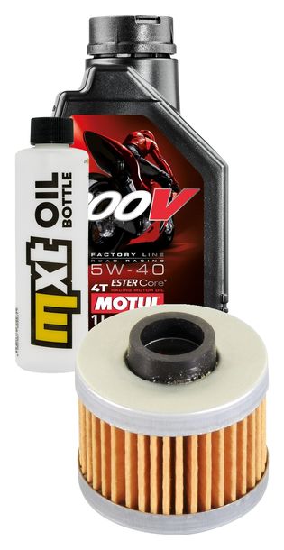Paquete de inspección 1L 5W-40 + filtro de aceite + 1x bujía para BMW C1 125 ccm