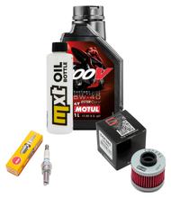 Kit d'inspection 1L 5W-40 + filtre à huile + 1x bougie pour BMW C1 125 ccm