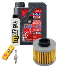 Inspektionspaket 1L 5W-40 + Ölfilter + 1x Zündkerze für BMW C1 125 ccm