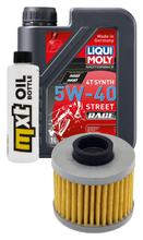 Inspektionspaket 1L 5W-40 + Ölfilter + 1x Zündkerze für BMW C1 125 ccm