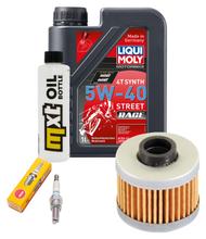 Inspektionspaket 1L 5W-40 + Ölfilter + 1x Zündkerze für BMW C1 125 ccm