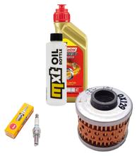 Kit d'inspection 1L 5W-40 + filtre à huile + 1x bougie pour BMW C1 125 ccm