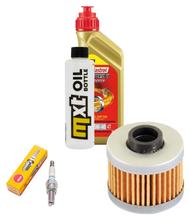 Kit d'inspection 1L 5W-40 + filtre à huile + 1x bougie pour BMW C1 125 ccm