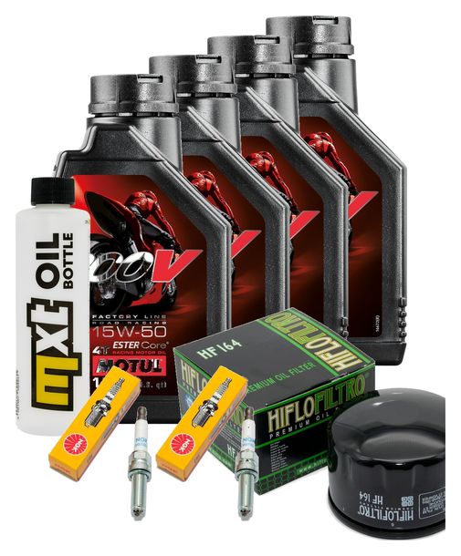 Kit d'inspection 4L 15W-50 + filtre à huile + 2 bougies pour BMW C Sport 600 ccm
