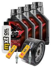 Kit d'inspection 4L 15W-50 + filtre à huile + 2 bougies pour BMW C Sport 600 ccm