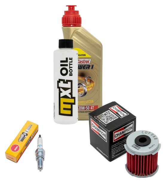 Inspektionspaket 1L 20W-50 + Ölfilter + 1x Zündkerze für Daelim NS II 125 ccm