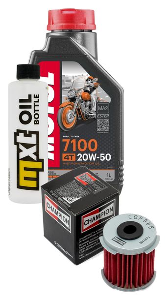 Inspektionspaket 1L 20W-50 + Ölfilter + 1x Zündkerze für Daelim NS II 125 ccm