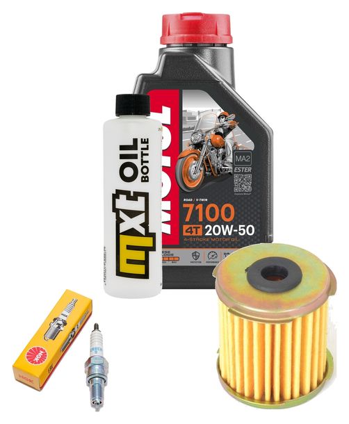 Inspektionspaket 1L 20W-50 + Ölfilter + 1x Zündkerze für Daelim NS II 125 ccm