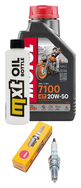 Inspektionspaket 1L 20W-50 + Ölfilter + 1x Zündkerze für Daelim NS II 125 ccm