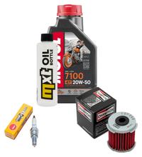 Kit d'inspection 1L 20W-50 + filtre à huile + 1x bougie pour Daelim NS II 125 ccm