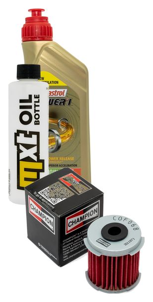 Inspektionspaket 1L 10W-40 + Ölfilter + 1x Zündkerze für Daelim S1 Fi 125 ccm