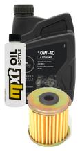 Pacote de Inspeção 1L 10W-40 + Filtro de Óleo + 1x Vela de Ignição para Daelim S1 Fi 125 ccm