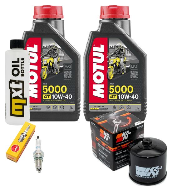 Inspektionspaket 2L 10W-40 + Ölfilter + 1x Zündkerze für Daelim S Fi 300 ccm