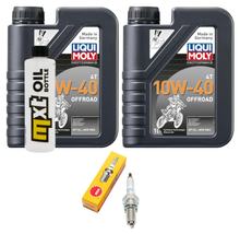 Inspektionspaket 2L 10W-40 + Ölfilter + 1x Zündkerze für Daelim S Fi 300 ccm
