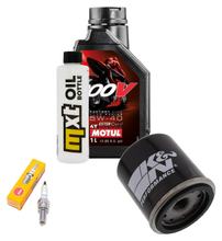 Inspectiepakket 1L 5W-40 + Oliefilter + 1x Bougie voor Derbi Boulevard 125 ccm Bj. 2003