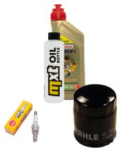 Inspektionspaket 1L 10W-40 + Ölfilter + 1x Zündkerze für Derbi GP1 125 ccm