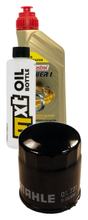 Inspection package 1L 10W-40 + oil filter + 1x spark plug for Derbi GP1 125 ccm