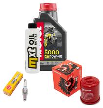 Inspektionspaket 1L 10W-40 + Ölfilter + 1x Zündkerze für Derbi GP1 125 ccm