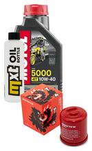 Inspection package 1L 10W-40 + oil filter + 1x spark plug for Derbi GP1 125 ccm
