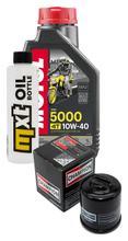 Inspection package 1L 10W-40 + oil filter + 1x spark plug for Derbi GP1 125 ccm