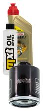 Inspektionspaket 1L 10W-40 + Ölfilter + 1x Zündkerze für Derbi GP1 125 ccm