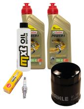 Inspection package 2L 10W-40 + oil filter + 1x spark plug for Derbi Rambla 125 ccm