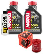 Paquete de inspección 2L 10W-40 + filtro de aceite + 1x bujía para Derbi Rambla 125 ccm