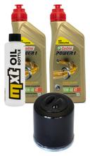 Inspection package 2L 10W-40 + oil filter + 1x spark plug for Derbi Rambla 125 ccm