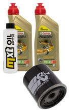 Kit d'inspection 2L 10W-40 + filtre à huile + 1x bougie pour Derbi Rambla 125 ccm