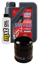 Inspektionspaket 1L 5W-40 + Ölfilter + 1x Zündkerze für Derbi GP1 250 ccm