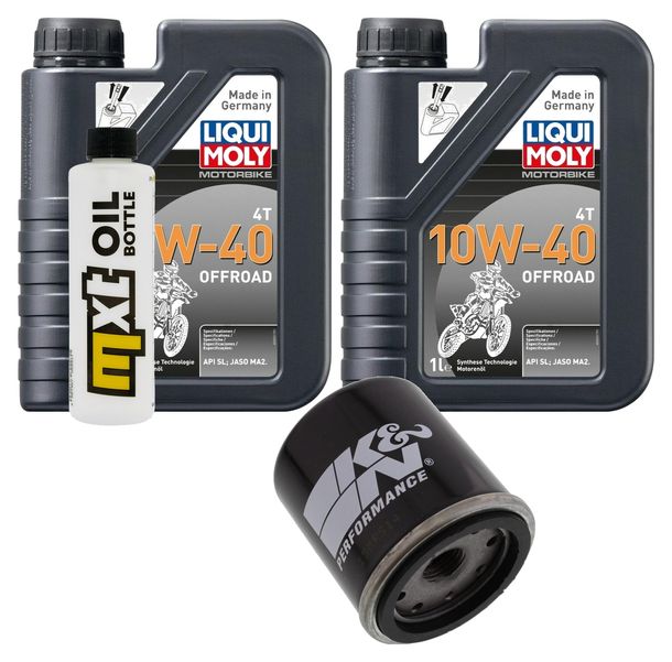 Pacchetto di ispezione 2L 10W-40 + filtro olio + 1x candela per Derbi Rambla 250 ccm