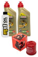 Kit d'inspection 2L 10W-40 + filtre à huile + 1x bougie pour Derbi Rambla 250 ccm
