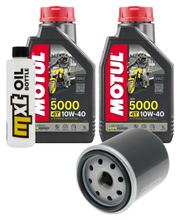 Kit d'inspection 2L 10W-40 + filtre à huile + 1x bougie pour Derbi Rambla 250 ccm