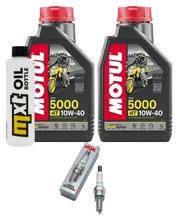 Pacchetto di ispezione 2L 10W-40 + filtro olio + 1x candela per Derbi Rambla 250 ccm