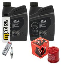 Pacchetto di ispezione 2L 10W-40 + filtro olio + 1x candela per Derbi Rambla 250 ccm
