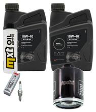 Pacchetto di ispezione 2L 10W-40 + filtro olio + 1x candela per Derbi Rambla 250 ccm