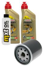 Kit d'inspection 2L 10W-40 + filtre à huile + 1x bougie pour Derbi Rambla 250 ccm