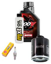 Inspektionspaket 1L 5W-40 + Ölfilter + 1x Zündkerze für Gilera DNA 125 ccm