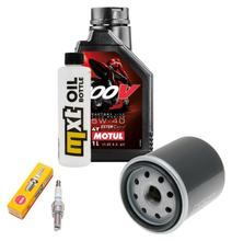 Inspektionspaket 1L 5W-40 + Ölfilter + 1x Zündkerze für Gilera DNA 125 ccm