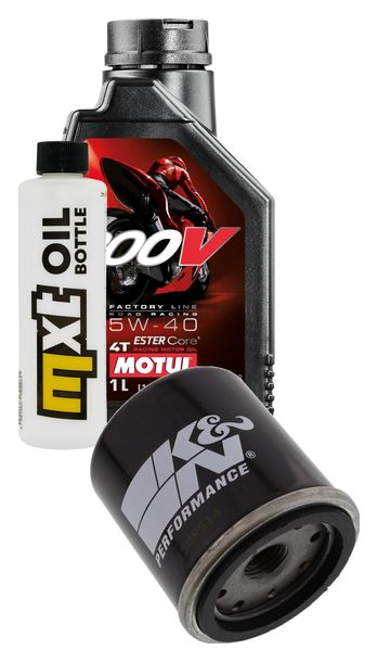 Inspektionspaket 1L 5W-40 + Ölfilter + 1x Zündkerze für Gilera Runner VXR ST 200 ccm