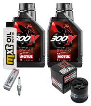 Kit d'inspection 2L 5W-40 + filtre à huile + 1x bougie pour Gilera Nexus 250 ccm