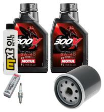 Pacchetto di ispezione 2L 5W-40 + filtro olio + 1x candela per Gilera Nexus 250 ccm