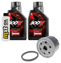Kit d'inspection 2L 5W-40 + filtre à huile + 1x bougie pour Piaggio X8 X Evo, Gilera Fuoco Beverly MP3 LT 400 / 500 ccm