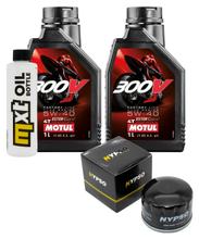 Inspektionspaket 2L 5W-40 + Ölfilter + 1x Zündkerze für Piaggio X8 X Evo, Gilera Fuoco Beverly MP3 LT 400 / 500 ccm