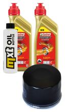 Pacchetto di ispezione 2L 5W-40 + filtro olio + 1x candela per Gilera Nexus SP 500 ccm